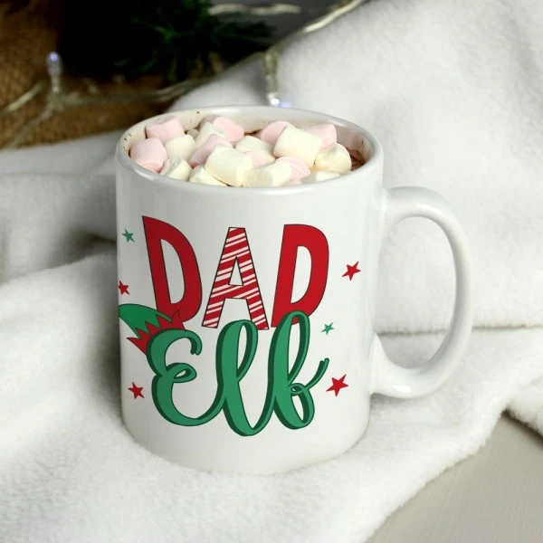 Personalised Dad Elf Mug 2 Personalised Dad Elf Mug - Image 2