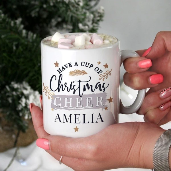 Personalised Cup Of Christmas Cheer Mug 1 Personalised Cup Of Christmas Cheer Mug