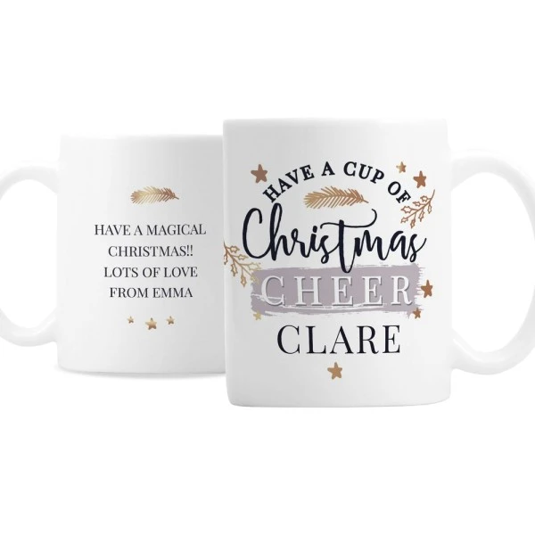 Personalised Cup Of Christmas Cheer Mug 4 Personalised Cup Of Christmas Cheer Mug - Image 4