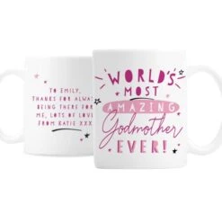 Personalised World's Most Amazing Godmother Mug 7 Personalised World's Most Amazing Godmother Mug -PERSONALISE STORE p0805m60 3
