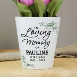 Personalised In Loving Memory Plant Pot -PERSONALISE STORE p0805m64 5