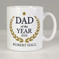 Personalised Dad Of The Year Mug