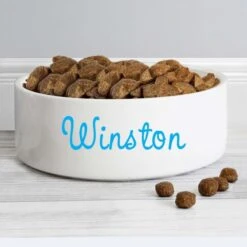 Personalised Blue Name 14cm Medium Pet Bowl 8 Personalised Blue Name 14cm Medium Pet Bowl -PERSONALISE STORE p0805m84 3