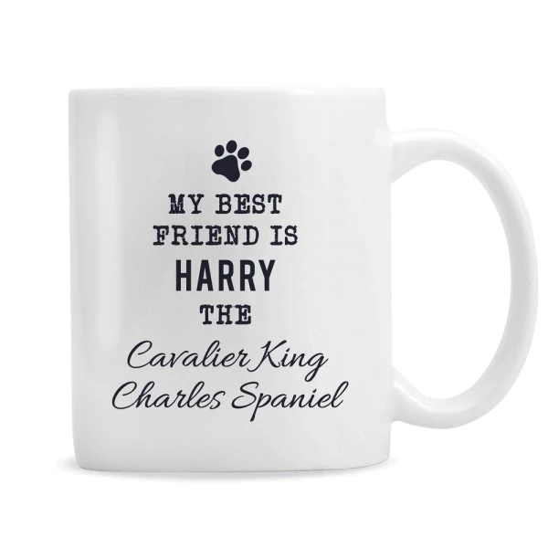 Personalised Paw Print Dog Breed Mug 5 Personalised Paw Print Dog Breed Mug - Image 5