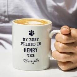 Personalised Paw Print Dog Breed Mug 12 Personalised Paw Print Dog Breed Mug -PERSONALISE STORE p0805m99 5