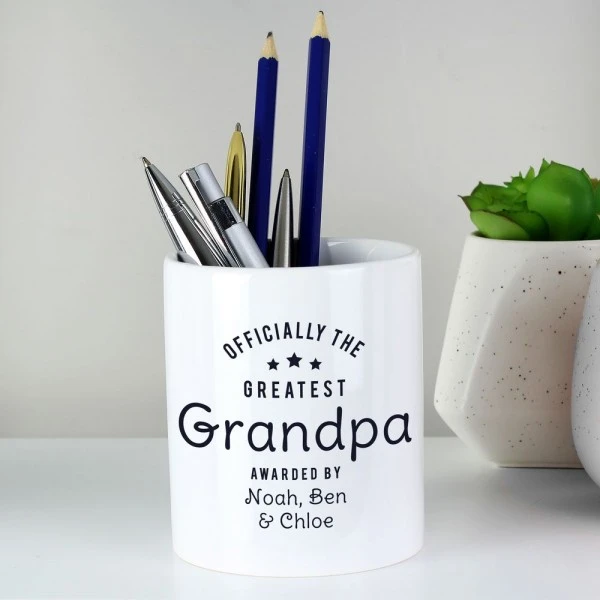 Personalised Officially The Greatest Ceramic Storage Pot 7 Personalised Officially The Greatest Ceramic Storage Pot - Image 7