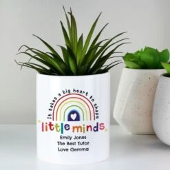 Personalised Shape Little Minds Ceramic Storage Pot -PERSONALISE STORE p0805n25 3