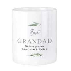 Personalised Free Text Botanical Ceramic Storage Pot -PERSONALISE STORE p0805n28 4