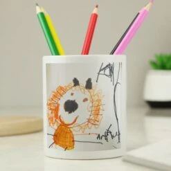 Personalised Childrens Drawing Photo Storage Pot -PERSONALISE STORE p0805n53 3