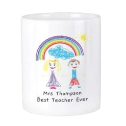 Personalised Childrens Drawing Photo Storage Pot -PERSONALISE STORE p0805n53 4