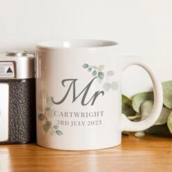 Personalised Botanical Mr Mug -PERSONALISE STORE p0805n59 2