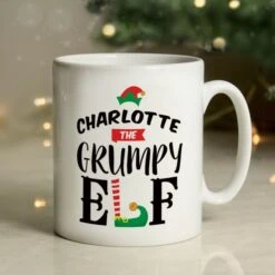 Personalised Elf Christmas Mug -PERSONALISE STORE p0805n72 2