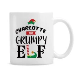Personalised Elf Christmas Mug -PERSONALISE STORE p0805n72 4