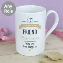 Personalised I Am Glad... Mug -PERSONALISE STORE p0806a55 6