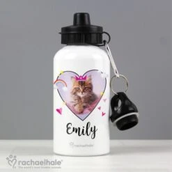 Personalised Rachael Hale Cute Cat Drinks Bottle -PERSONALISE STORE p080791 4