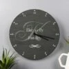 Personalised Family Glass Clock