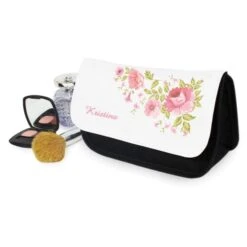 Personalised Pretty Rose Make Up Bag -PERSONALISE STORE p081034 2