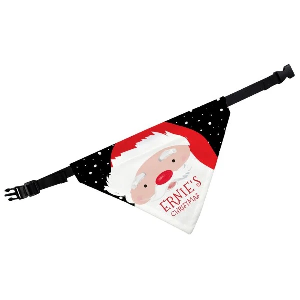 Personalised Santa Dog Bandana 2 Personalised Santa Dog Bandana - Image 2