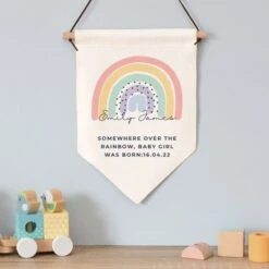 Personalised Rainbow Hanging Banner -PERSONALISE STORE p0810a03 2