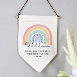 Personalised Rainbow Hanging Banner -PERSONALISE STORE p0810a03 3