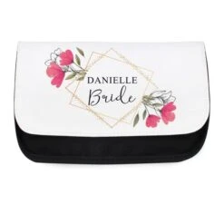 Personalised Pink Floral Make Up Bag 9 Personalised Pink Floral Make Up Bag -PERSONALISE STORE p0810a18 4