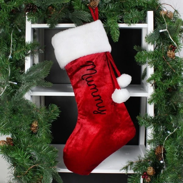 Personalised Name Only Red Stocking 4 Personalised Name Only Red Stocking - Image 4