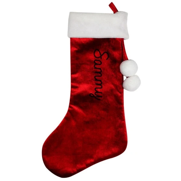 Personalised Name Only Red Stocking 5 Personalised Name Only Red Stocking - Image 5