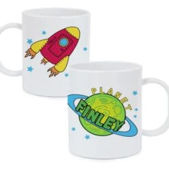 Personalised Space Plastic Mug 7 Personalised Space Plastic Mug -PERSONALISE STORE p081303 3