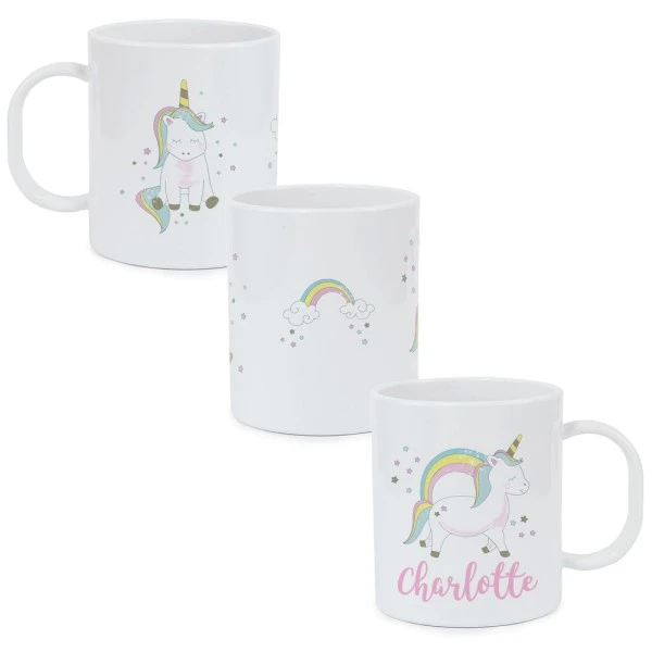 Personalised Baby Unicorn Plastic Mug 6 Personalised Baby Unicorn Plastic Mug - Image 6