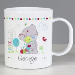 Personalised Tiny Tatty Teddy Cuddle Bug Plastic Mug -PERSONALISE STORE p0813b15 2