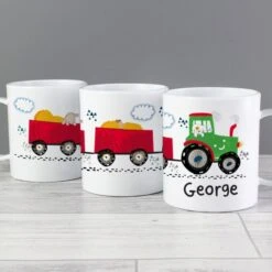 Personalised Tractor Plastic Mug 7 Personalised Tractor Plastic Mug -PERSONALISE STORE p0813b23 2