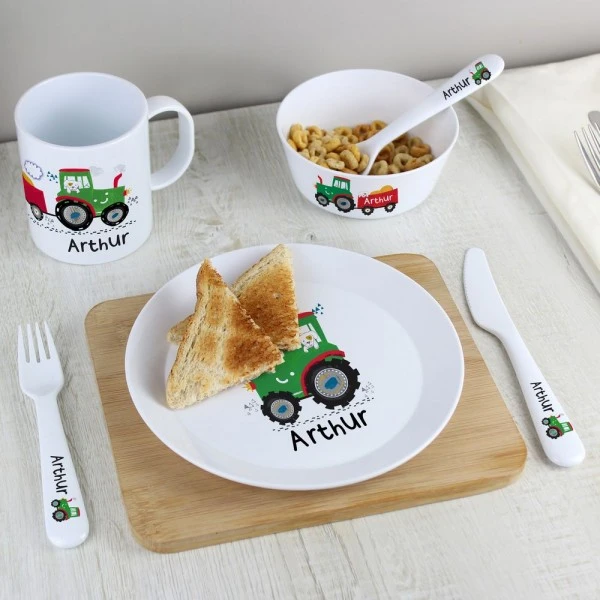 Personalised Tractor Plastic Bowl 5 Personalised Tractor Plastic Bowl - Image 5