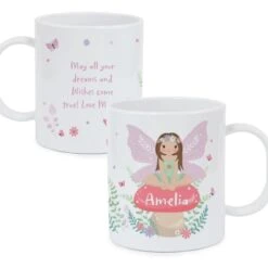Personalised Toadstool Fairy Plastic Mug -PERSONALISE STORE p0813b35 4