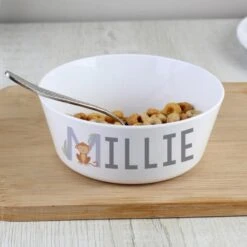 Personalised Animal Alphabet Plastic Bowl -PERSONALISE STORE p0813b44 2