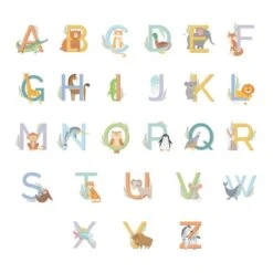 Personalised Animal Alphabet Plastic Cutlery -PERSONALISE STORE p0813b47 5