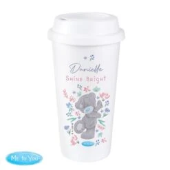 Personalised Me To You Floral Insulated Reusable Eco Travel Cup -PERSONALISE STORE p0813b95 4