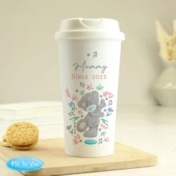 Personalised Me To You Floral Insulated Reusable Eco Travel Cup -PERSONALISE STORE p0813b95 5