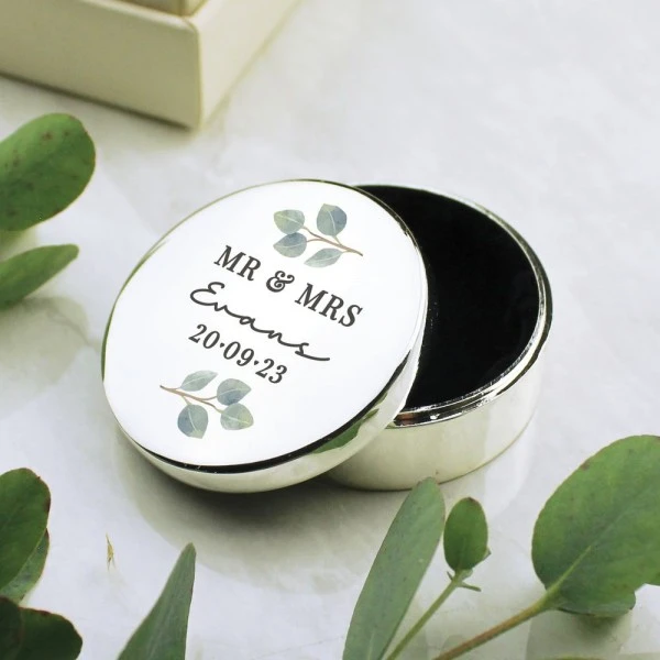 Personalised Botanical Ring Box 1 Personalised Botanical Ring Box