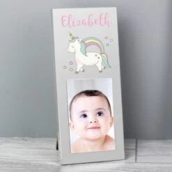 Personalised Baby Unicorn 2x3 Photo Frame -PERSONALISE STORE p100468 2
