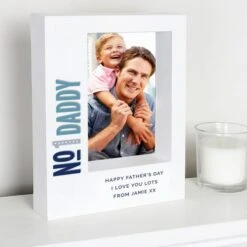 Personalised No.1 5x7 Box Photo Frame -PERSONALISE STORE p100478 2