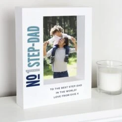 Personalised No.1 5x7 Box Photo Frame -PERSONALISE STORE p100478 3
