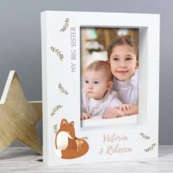 Personalised Mummy And Me Fox 5x7 Box Photo Frame 7 Personalised Mummy And Me Fox 5x7 Box Photo Frame -PERSONALISE STORE p100491 2