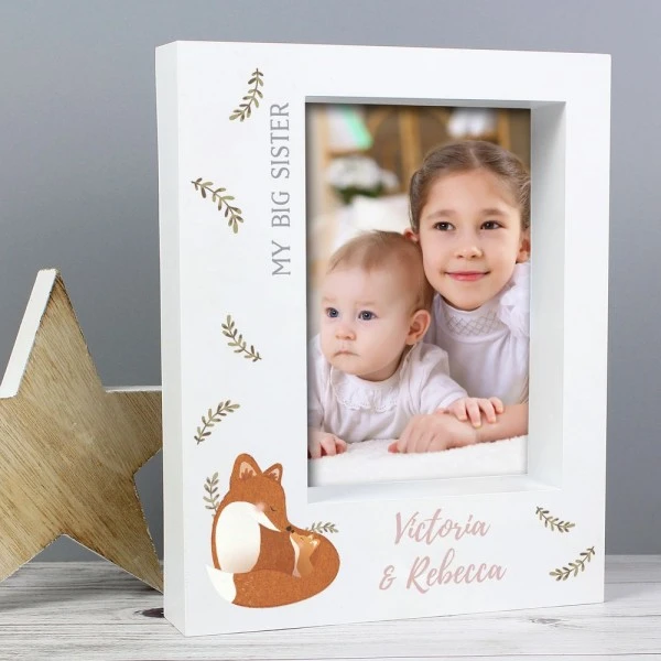 Personalised Mummy And Me Fox 5x7 Box Photo Frame 3 Personalised Mummy And Me Fox 5x7 Box Photo Frame - Image 3