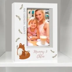 Personalised Mummy And Me Fox 5x7 Box Photo Frame 8 Personalised Mummy And Me Fox 5x7 Box Photo Frame -PERSONALISE STORE p100491 3