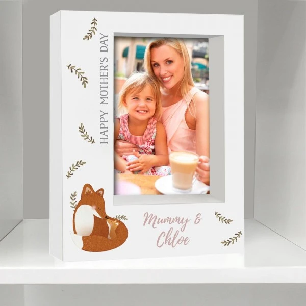 Personalised Mummy And Me Fox 5x7 Box Photo Frame 4 Personalised Mummy And Me Fox 5x7 Box Photo Frame - Image 4