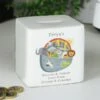 Personalised Noahs Ark Ceramic Square Money Box