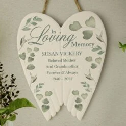 Personalised In Loving Memory Ceramic Wings 13 Personalised In Loving Memory Ceramic Wings -PERSONALISE STORE p100522 6