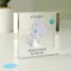 Personalised Tiny Tatty Teddy Christening Crystal Token