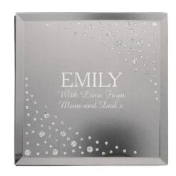 Personalised Diamante Name & Message Glass Trinket Box -PERSONALISE STORE p1007b60 5