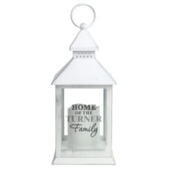 Personalised The Family White Lantern 7 Personalised The Family White Lantern -PERSONALISE STORE p1007c14 3